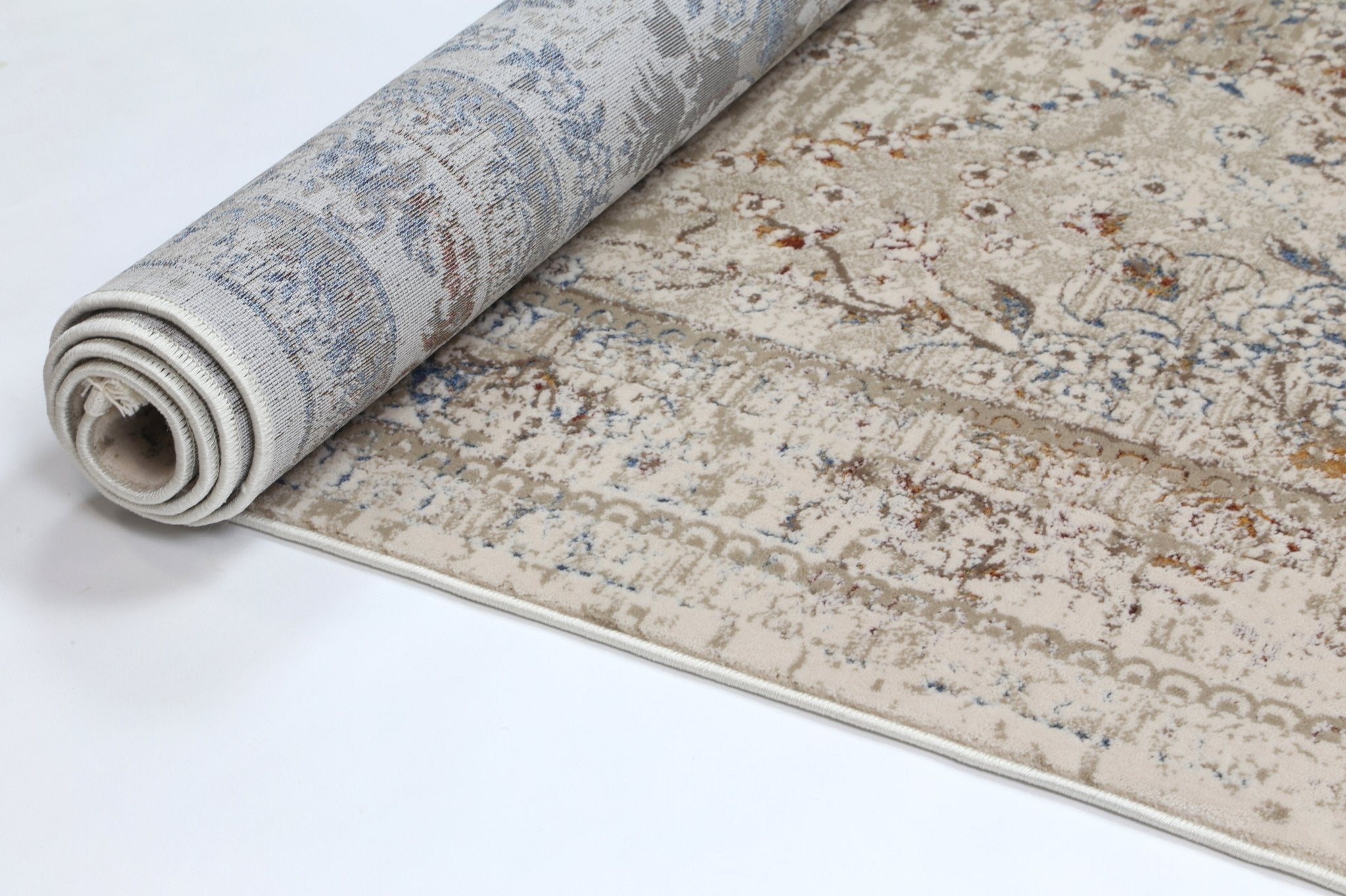 Cordelia Vintage Medalion Beige Multi Rug - Floorsome - Rug - BOHE16008BMUL - Rug