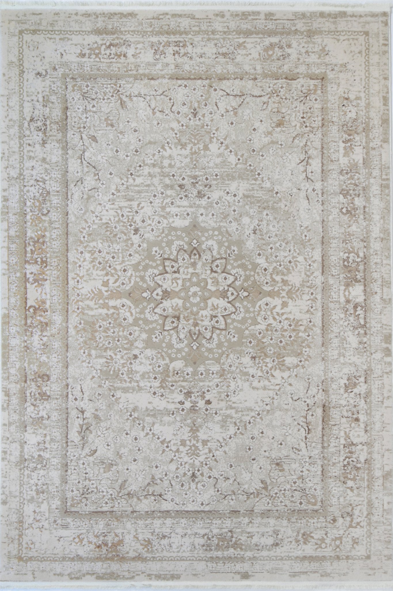 Cordelia Vintage Medalion Beige Rug - Floorsome - Rug - BOHE16008BEIG - Rug