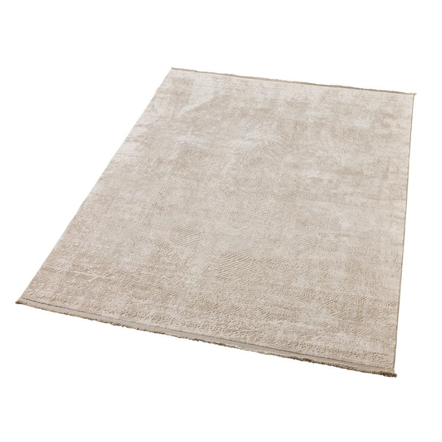 Corin Beige Distressed Rug - Floorsome - Rugs - VRSCORNBG080150 - Rugs