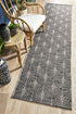 Courtyard 5502 Black Indoor Outdoor Runner Rug - Floorsome - Outdoor Rugs - TER - 5502 - BLK - 300X80 - Outdoor Rugs