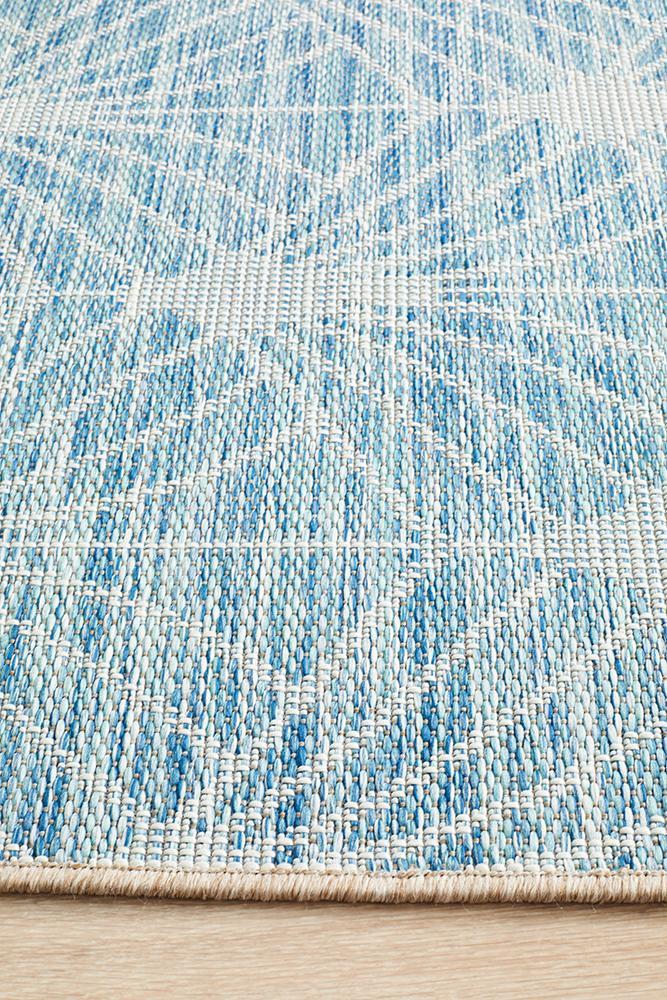 Courtyard 5502 Blue Indoor Outdoor Rug - Floorsome - Outdoor Rugs - TER - 5502 - BLU - 230X160 - Outdoor Rugs