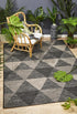 Courtyard 5503 Black Indoor Outdoor Rug - Floorsome - Outdoor Rugs - TER - 5503 - BLK - 230X160 - Outdoor Rugs