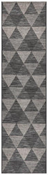 Courtyard 5503 Black Indoor Outdoor Runner Rug - Floorsome - Outdoor Rugs - TER - 5503 - BLK - 300X80 - Outdoor Rugs