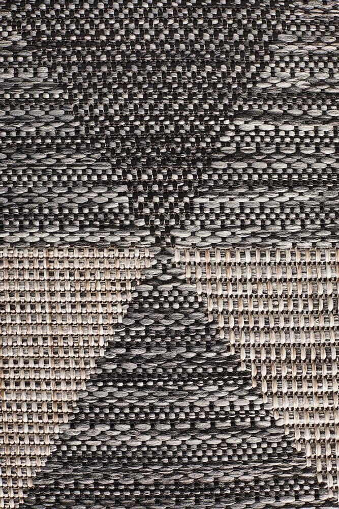 Courtyard 5503 Black Indoor Outdoor Runner Rug - Floorsome - Outdoor Rugs - TER - 5503 - BLK - 300X80 - Outdoor Rugs