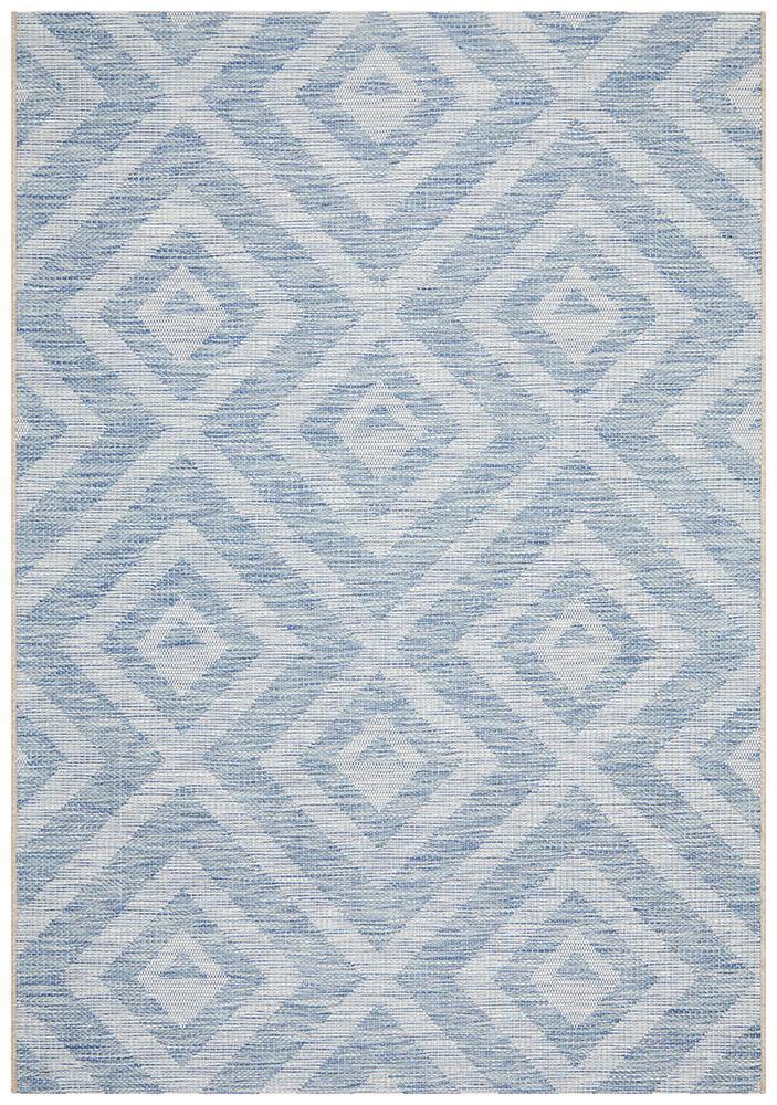 Courtyard 5504 Blue Indoor Outdoor Rug - Floorsome - Outdoor Rugs - TER - 5504 - BLU - 230X160 - Outdoor Rugs
