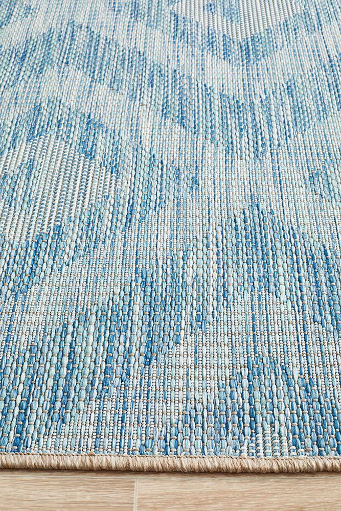 Courtyard 5504 Blue Indoor Outdoor Rug - Floorsome - Outdoor Rugs - TER - 5504 - BLU - 230X160 - Outdoor Rugs
