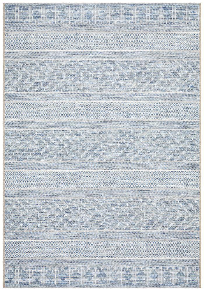 Courtyard 5505 Blue Indoor Outdoor Rug - Floorsome - Outdoor Rugs - TER - 5505 - BLU - 230X160 - Outdoor Rugs