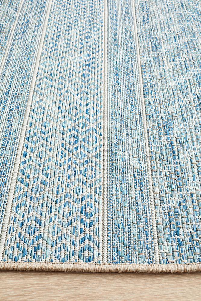 Courtyard 5505 Blue Indoor Outdoor Rug - Floorsome - Outdoor Rugs - TER - 5505 - BLU - 230X160 - Outdoor Rugs