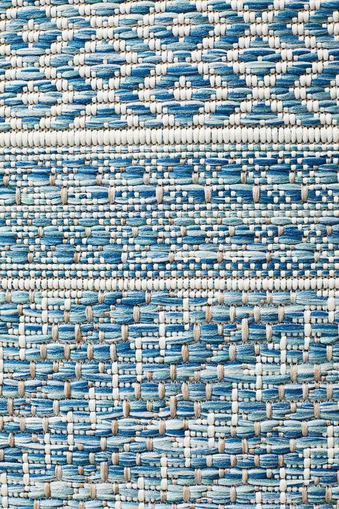 Courtyard 5505 Blue Indoor Outdoor Rug - Floorsome - Outdoor Rugs - TER - 5505 - BLU - 230X160 - Outdoor Rugs