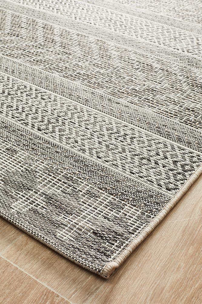 Courtyard 5505 Grey Indoor Outdoor Rug - Floorsome - Outdoor Rugs - TER - 5505 - GRY - 230X160 - Outdoor Rugs