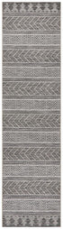 Courtyard 5505 Grey Indoor Outdoor Runner Rug - Floorsome - Outdoor Rugs - TER - 5505 - GRY - 300X80 - Outdoor Rugs