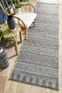 Courtyard 5505 Grey Indoor Outdoor Runner Rug - Floorsome - Outdoor Rugs - TER - 5505 - GRY - 300X80 - Outdoor Rugs