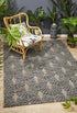 Courtyard Black Indoor Outdoor Rug - Floorsome - Outdoor Rugs - TER - 5502 - BLK - 230X160 - Outdoor Rugs