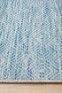Courtyard Blue Indoor Outdoor Runner Rug - Floorsome - Outdoor Rugs