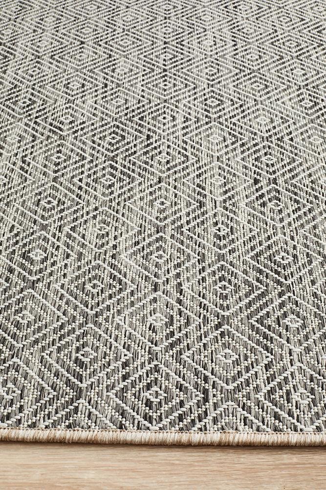 Courtyard Grey Indoor Outdoor Rug - Floorsome - Outdoor Rugs - TER - 5500 - GRY - 230X160 - Outdoor Rugs