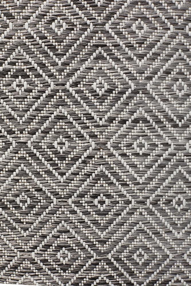 Courtyard Grey Indoor Outdoor Runner Rug - Floorsome - Outdoor Rugs - TER - 5500 - GRY - 300X80 - Outdoor Rugs