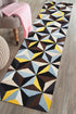 Crystal Designer Wool Runner Rug Blue - Floorsome - Modern - MTX - 900 - BLU - 300X80 - Modern
