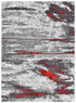 Dahlia 176 Grey Red Rug - Floorsome - MODERN - MILL - B176B - D.GREY - RED - 120X170 - MODERN