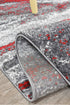 Dahlia 176 Grey Red Rug - Floorsome - MODERN - MILL - B176B - D.GREY - RED - 120X170 - MODERN