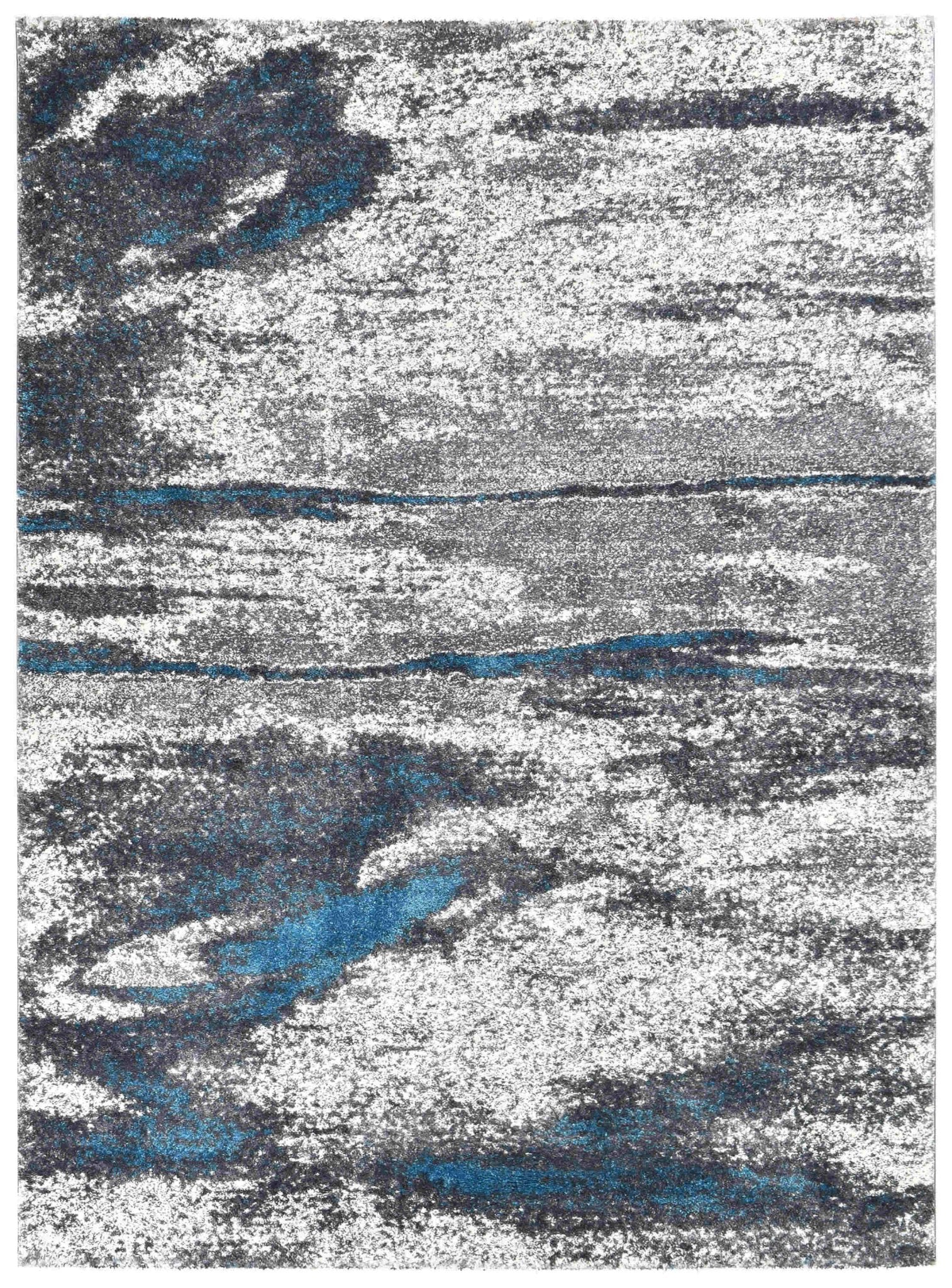 Dahlia 176 Grey Turquoise - Floorsome - MODERN - MILL - B176B - D.GREY - TURQ - 120X170 - MODERN