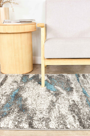 Dahlia 176 Grey Turquoise - Floorsome - MODERN