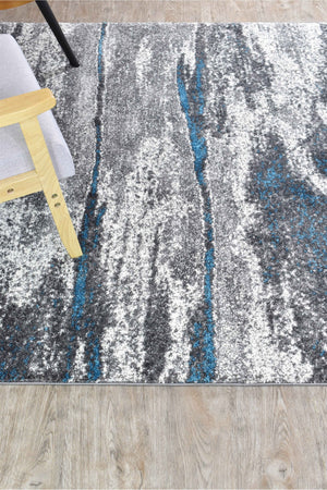 Dahlia 176 Grey Turquoise - Floorsome - MODERN