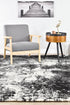 Dahlia 651 Black White Rug - Floorsome - MODERN - MILL - B651A - WHITE - BLACK - 80X150 - MODERN