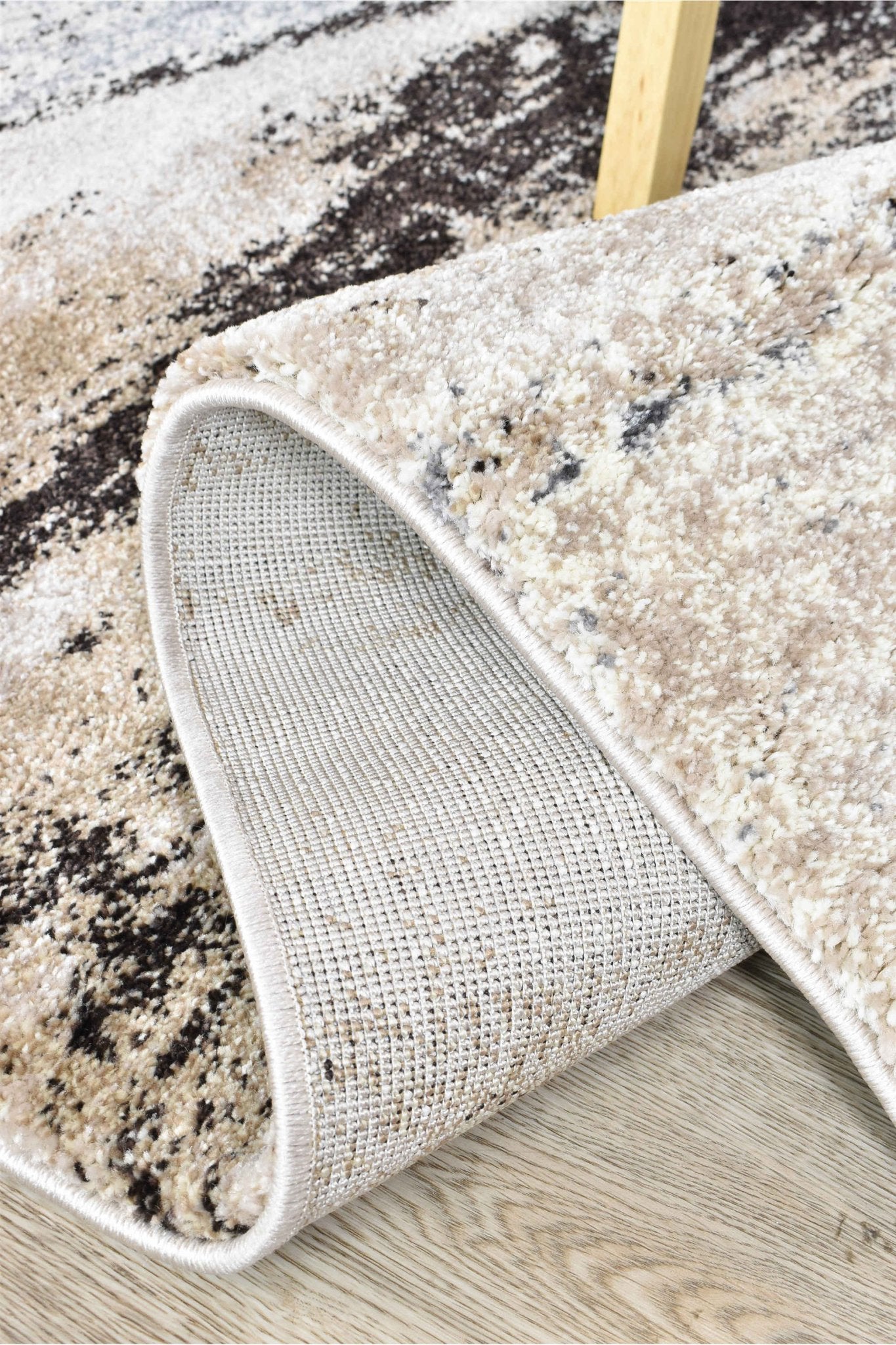 Dahlia 854 Beige Brown Rug - Floorsome - MODERN - MILL - B854A - BEIGE - BROWN - 120X170 - MODERN