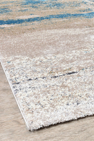 Dahlia 854 Beige Turquoise Rug - Floorsome - MODERN