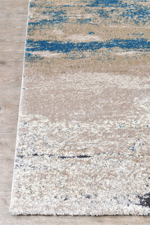 Dahlia 854 Beige Turquoise Rug - Floorsome - MODERN