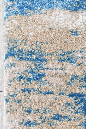 Dahlia 854 Beige Turquoise Runner - Floorsome - RUNNER