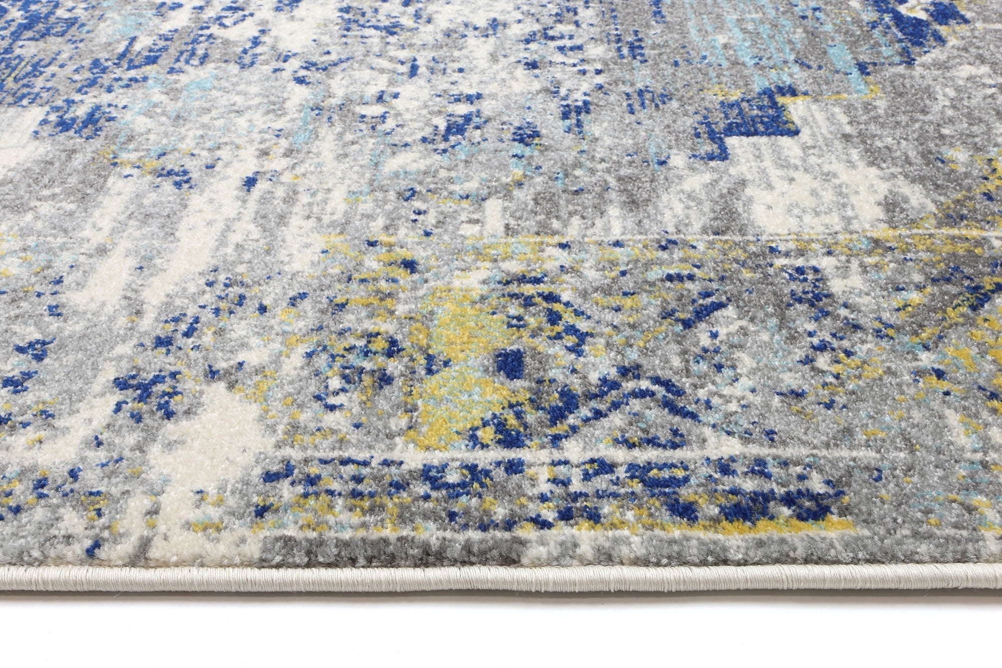 Delicate Blue Green Distressed Rug - Floorsome - Modern Rugs - DELI160DELI02 - Modern Rugs