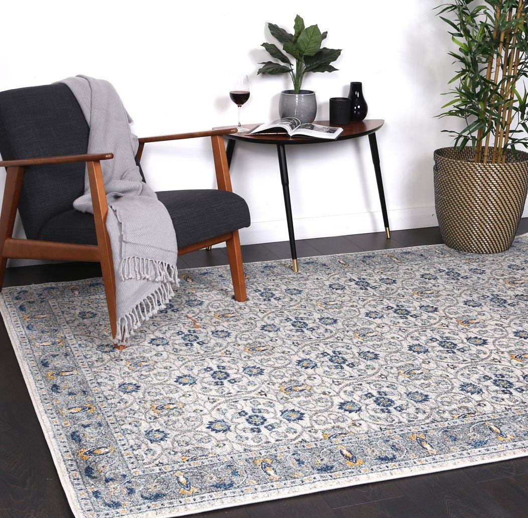 Delicate Blue Green Oriental Rug - Floorsome - Modern Rugs - DELI160DELI03 - Modern Rugs