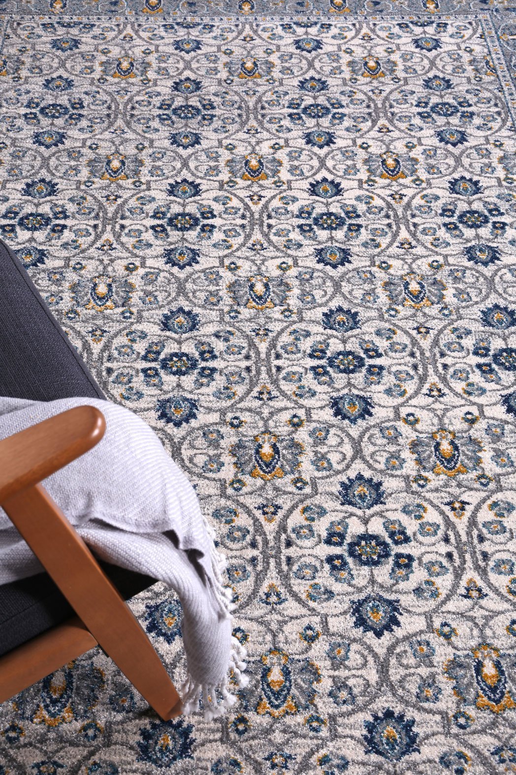 Delicate Blue Green Oriental Rug - Floorsome - Modern Rugs - DELI160DELI03 - Modern Rugs