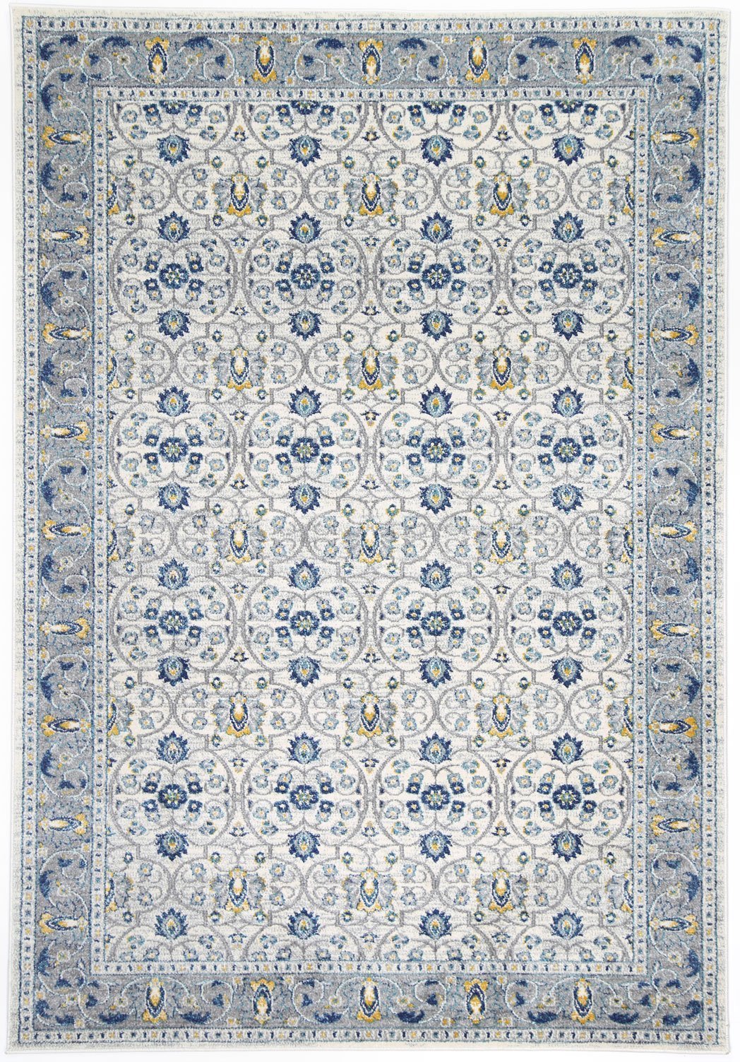 Delicate Blue Green Oriental Rug - Floorsome - Modern Rugs