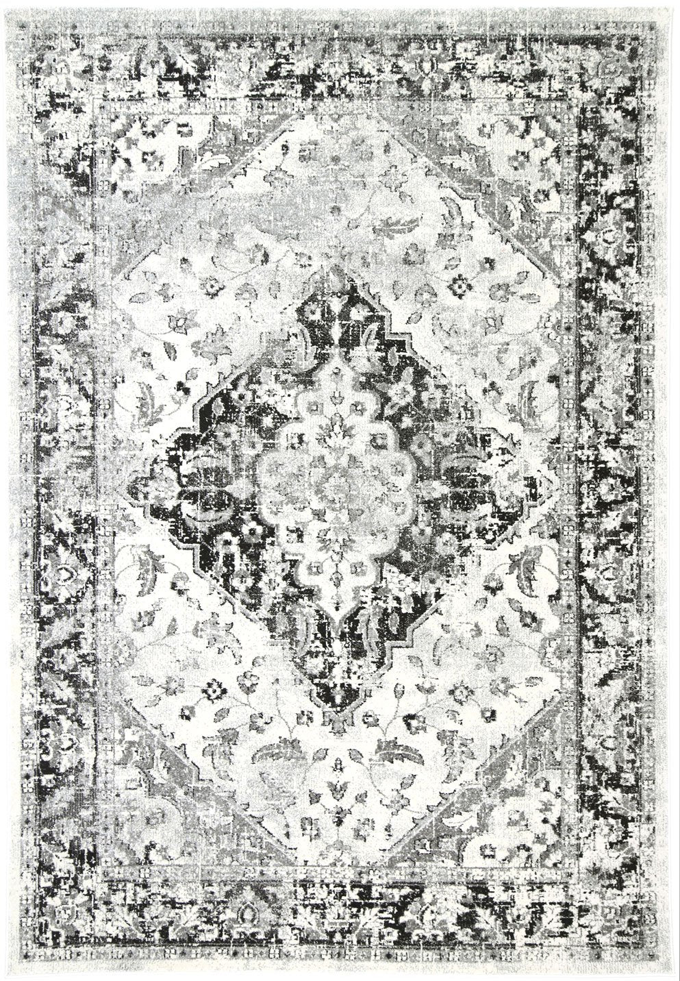 Delicate Grey Traditional Rug - Floorsome - Modern Rugs - DELI160DELI10 - Modern Rugs