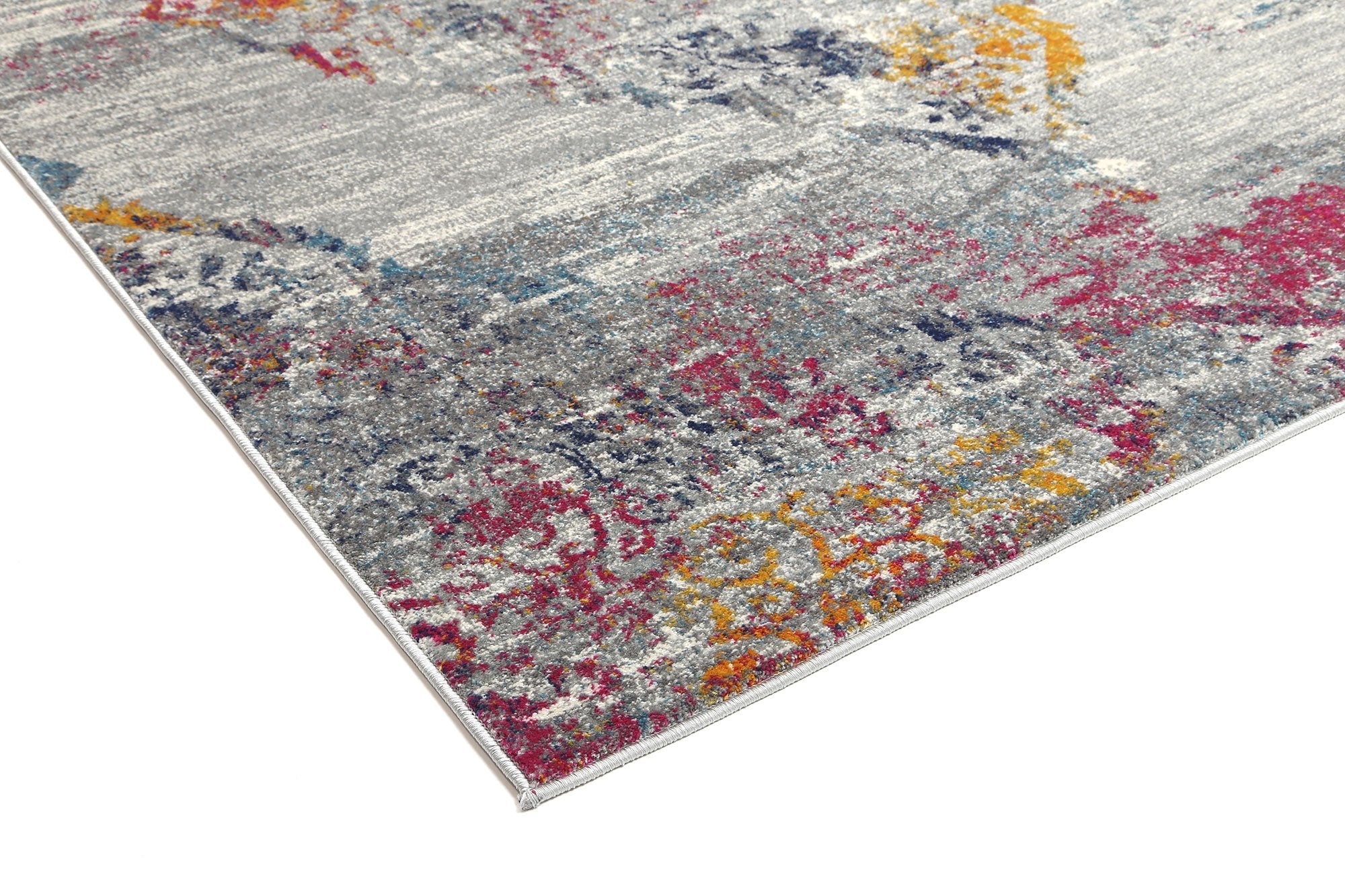 Delicate Multi Grey Oriental Rug - Floorsome - Modern Rugs - DELI160DELI01 - Modern Rugs