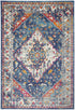 Delicate Navy Multi Oriental Rug - Floorsome - Traditional - DELI160DELI09 - Traditional