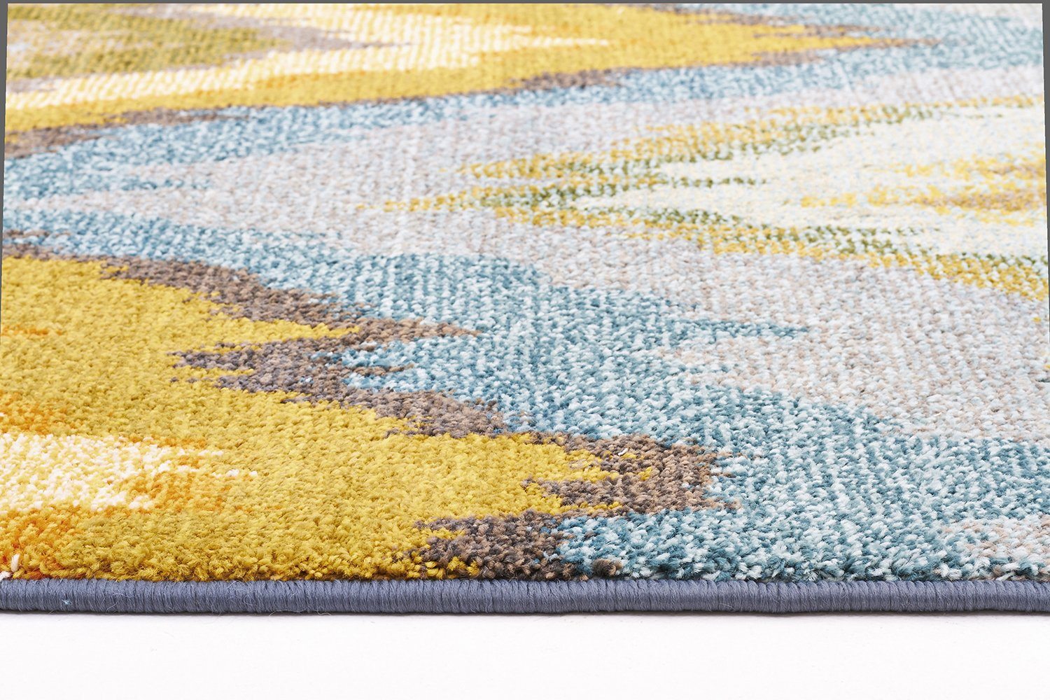 Designer Ikat Rug Blue - Floorsome - Modern - KAL - 103 - BLUE - 230X160 - Modern