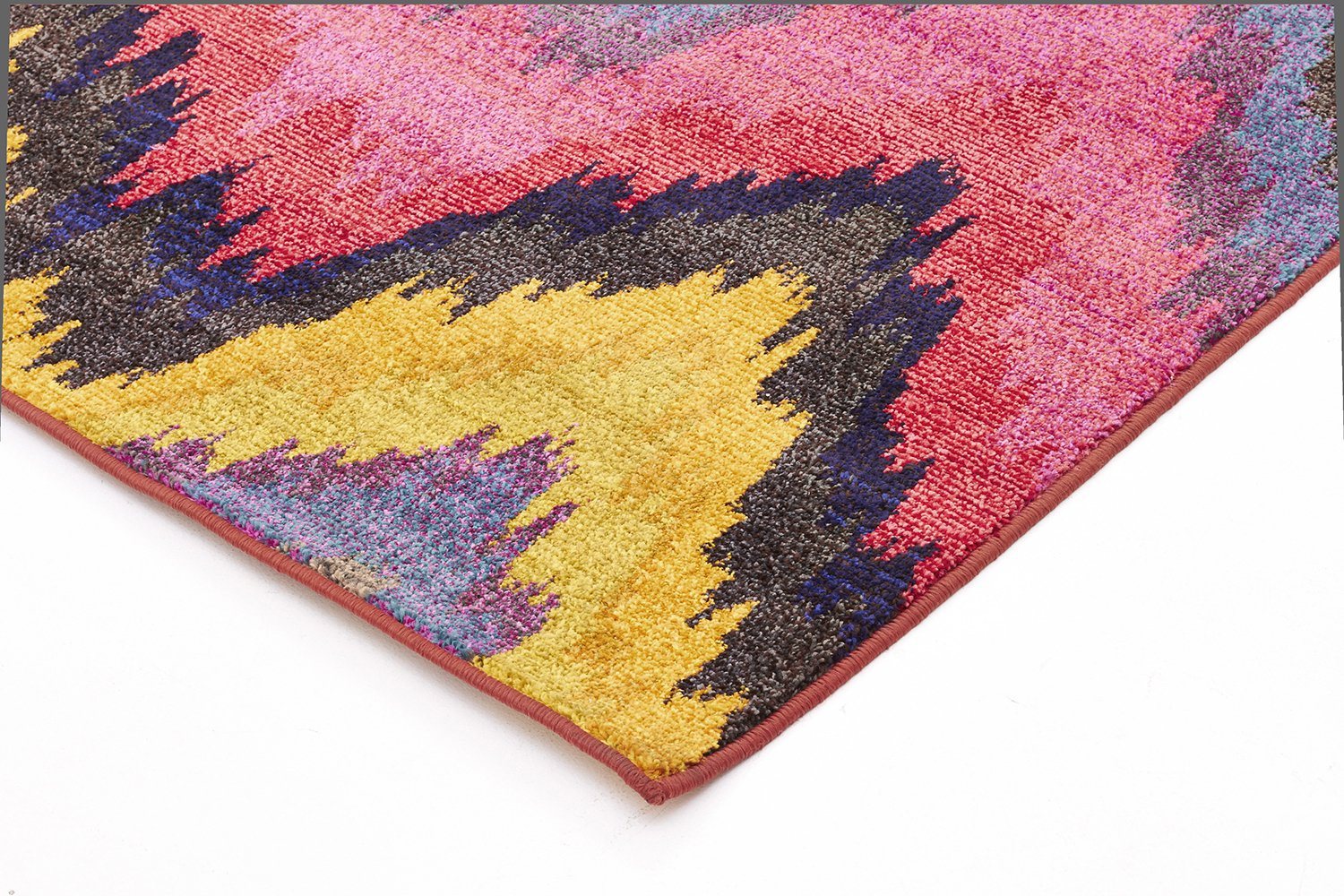 Designer Ikat Rug Pink - Floorsome - Modern - KAL - 103 - PINK - 230X160 - Modern