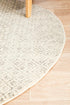 Diamond Grey Transitional Round Rug - Floorsome - Modern - EVO - 265 - GREY - 150X150 - Modern