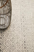 Diamond Grey Transitional Rug - Floorsome - Modern - EVO - 265 - GREY - 230X160 - Modern