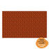 DIAMOND Recycled Plastic Mat, Outback Orange & Black 2.4x4m - Floorsome - Outdoor Rugs - RM86 - Outdoor Rugs