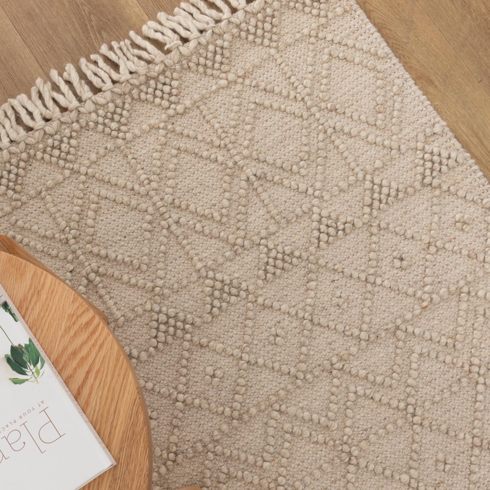 Diego Inca Brown Wool Rug - Floorsome - Area Rug - DIEG70101BROW - Area Rug