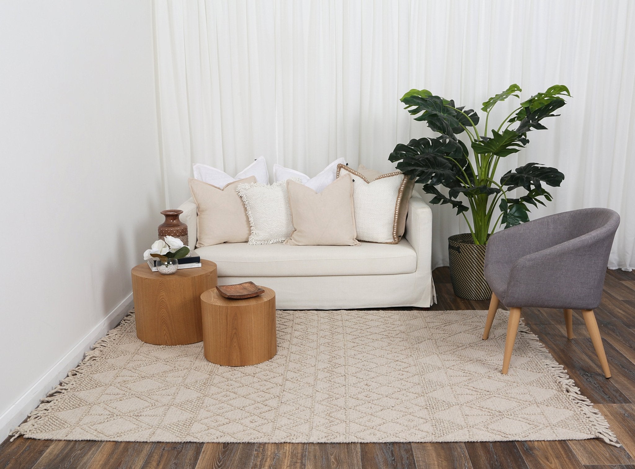 Diego Inca Brown Wool Rug - Floorsome - Area Rug - DIEG70101BROW - Area Rug