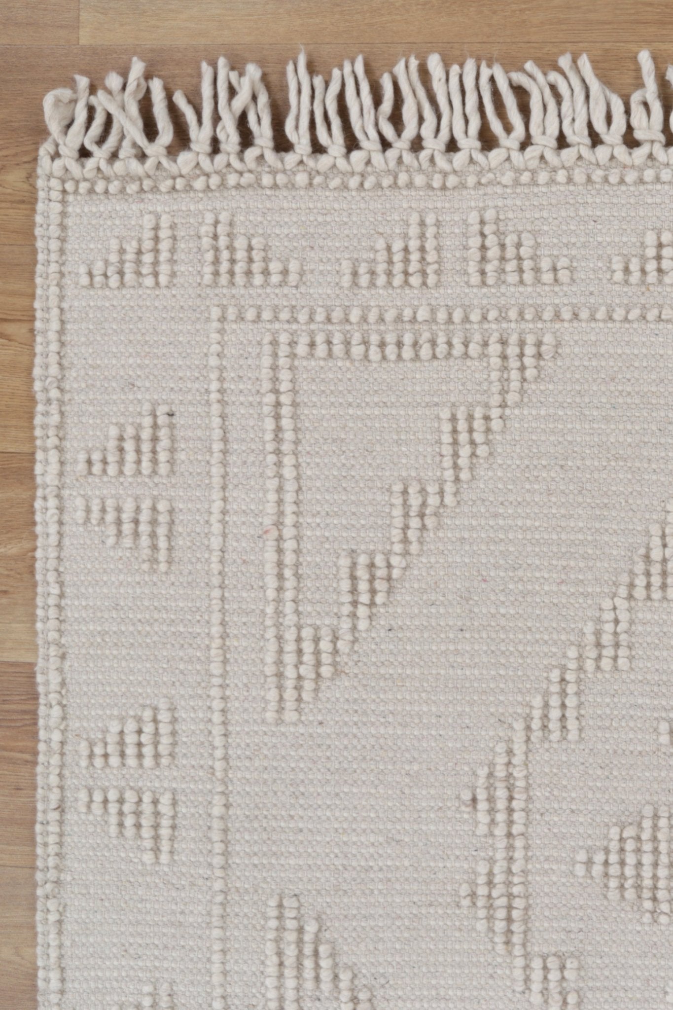 Diego Ornamental Beige Wool Rug - Floorsome - Area Rug - DIEG16003BEIG - Area Rug