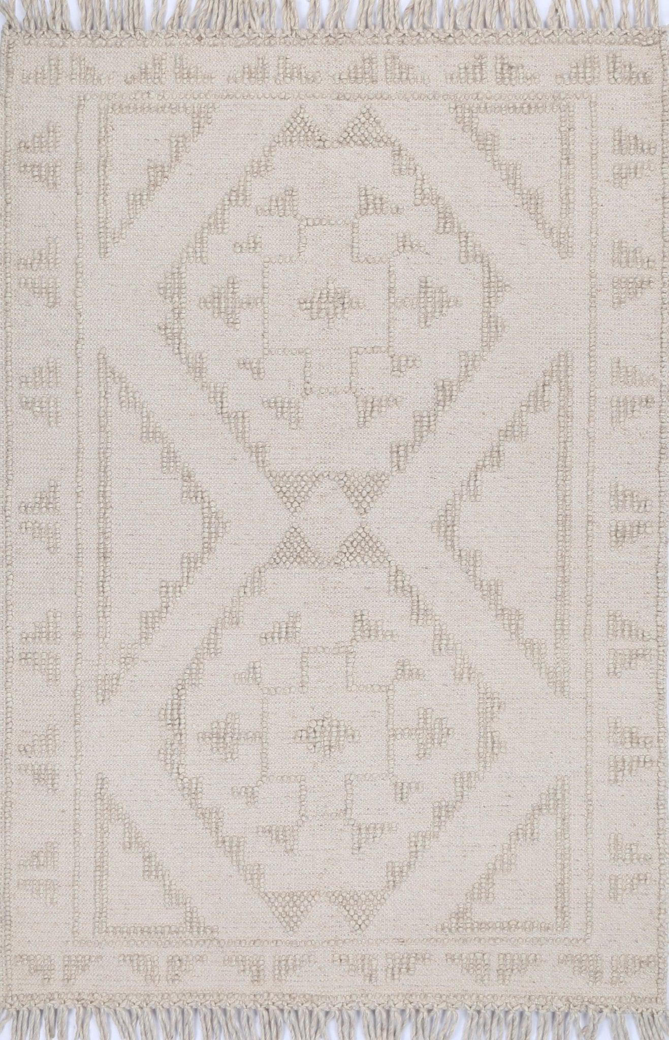 Diego Ornamental Brown Wool Rug - Floorsome - Area Rug - DIEG16003BROW - Area Rug