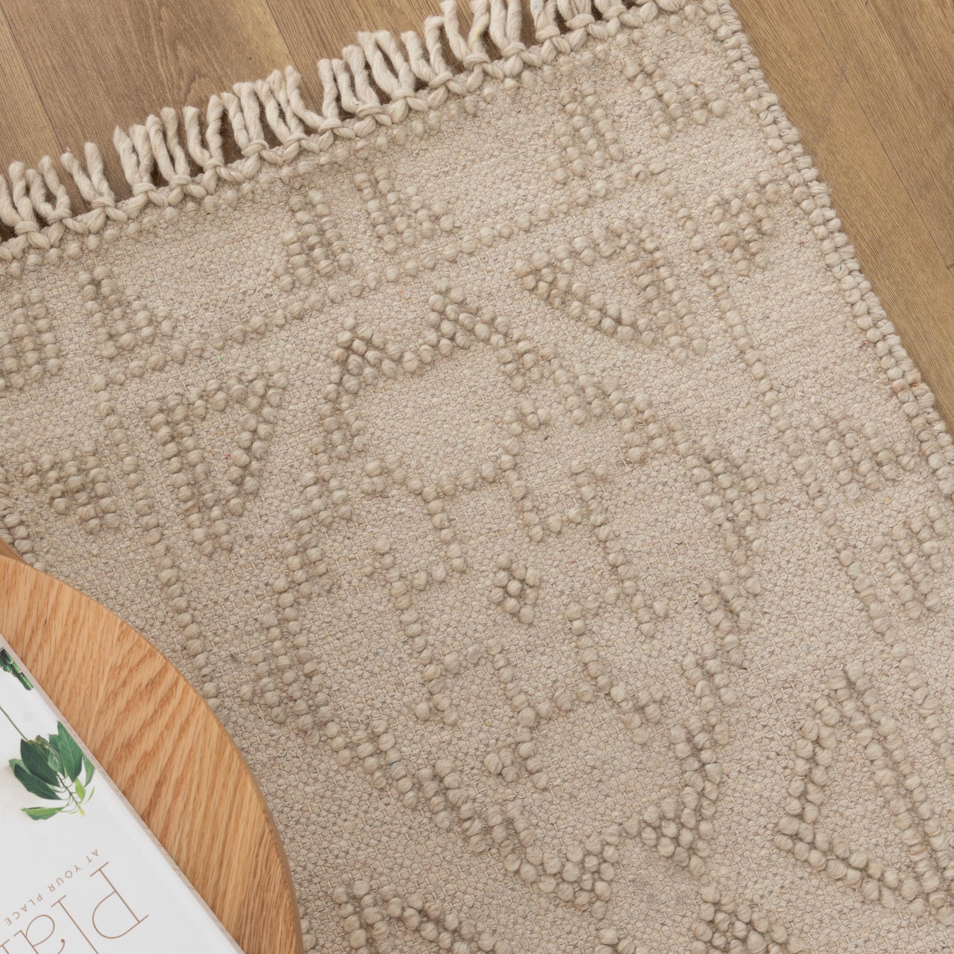 Diego Ornamental Brown Wool Rug - Floorsome - Area Rug - DIEG70103BROW - Area Rug