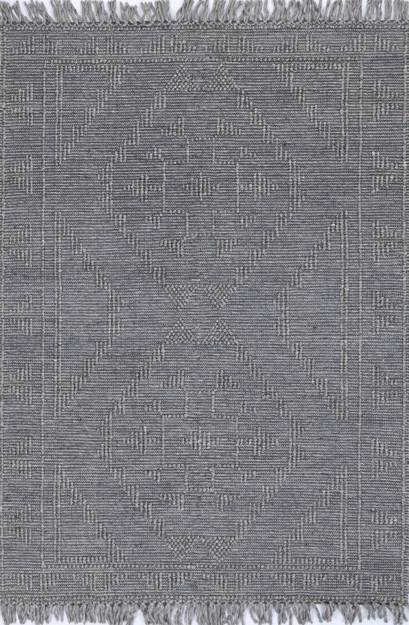 Diego Ornamental Grey Multi Wool Rug - Floorsome - Area Rug - DIEG16003GMUL - Area Rug