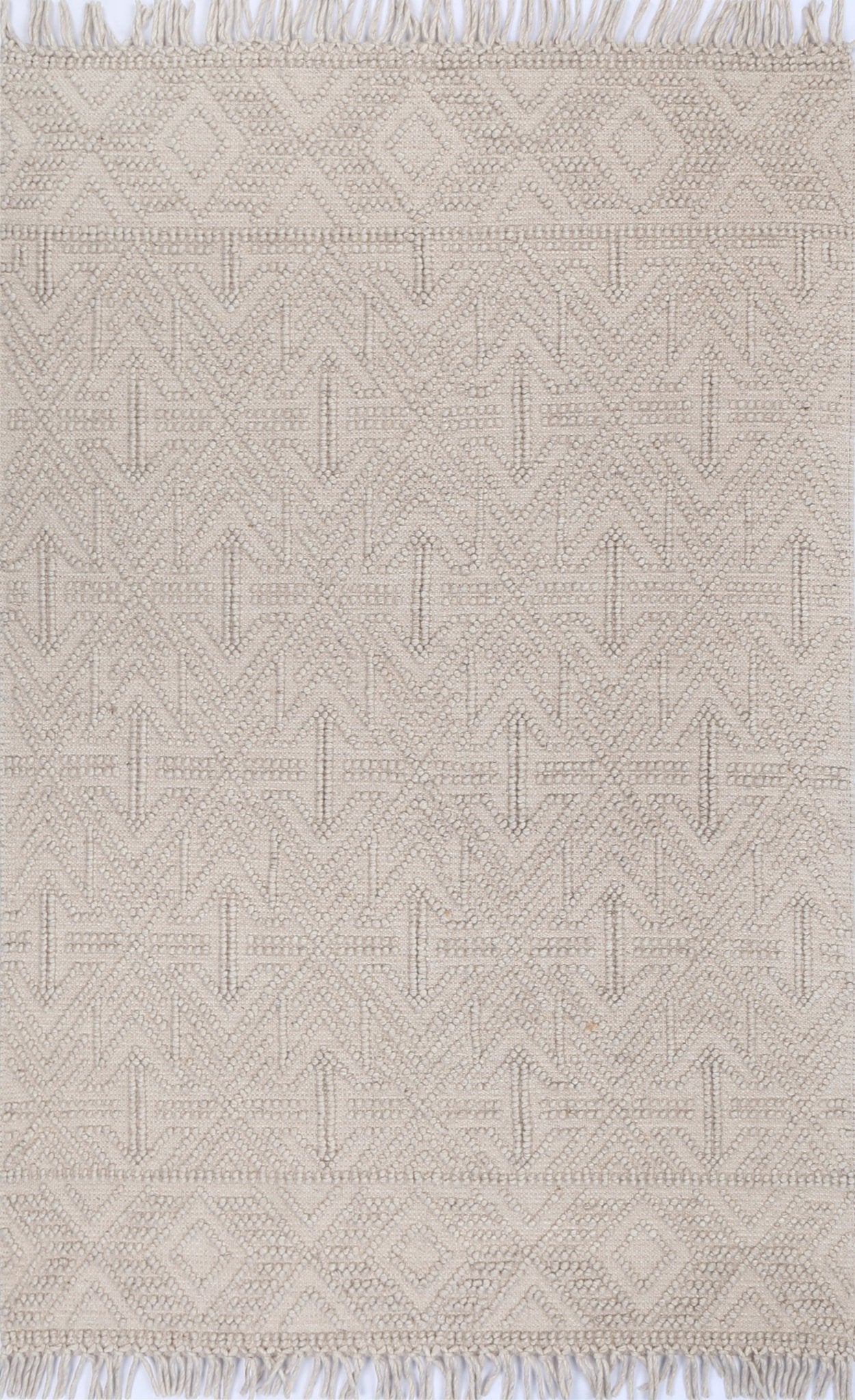 Diego Tribal Brown Wool Rug - Floorsome - Area Rug - DIEG16002BROW - Area Rug